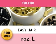 Tulejki easy hair rozmiar L - 100 szt.