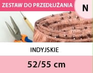 Zestaw szybkie przedłużanie włosów 40/45 cm