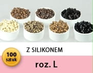 Mikroringi z silikonem rozmiar L